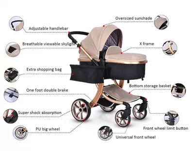 High View Classic Baby Stroller G608